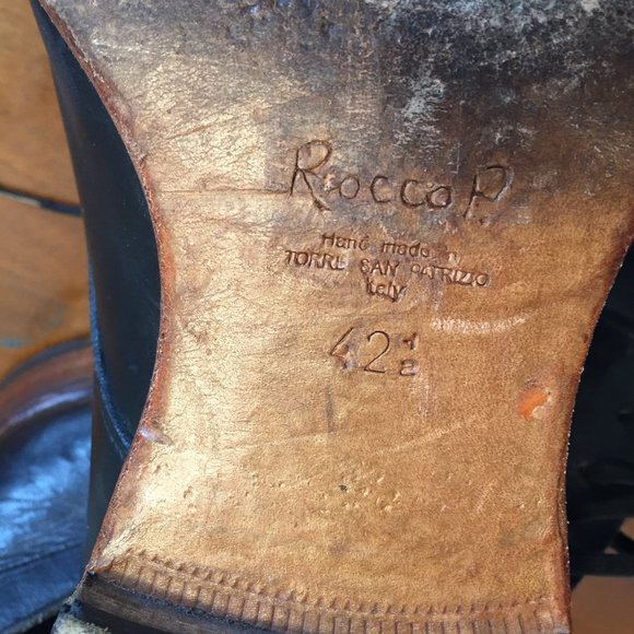 MEN'S ROCCO P. LEATHER DRESS SHOES SIZE 42.5 - Picture 10 of 13